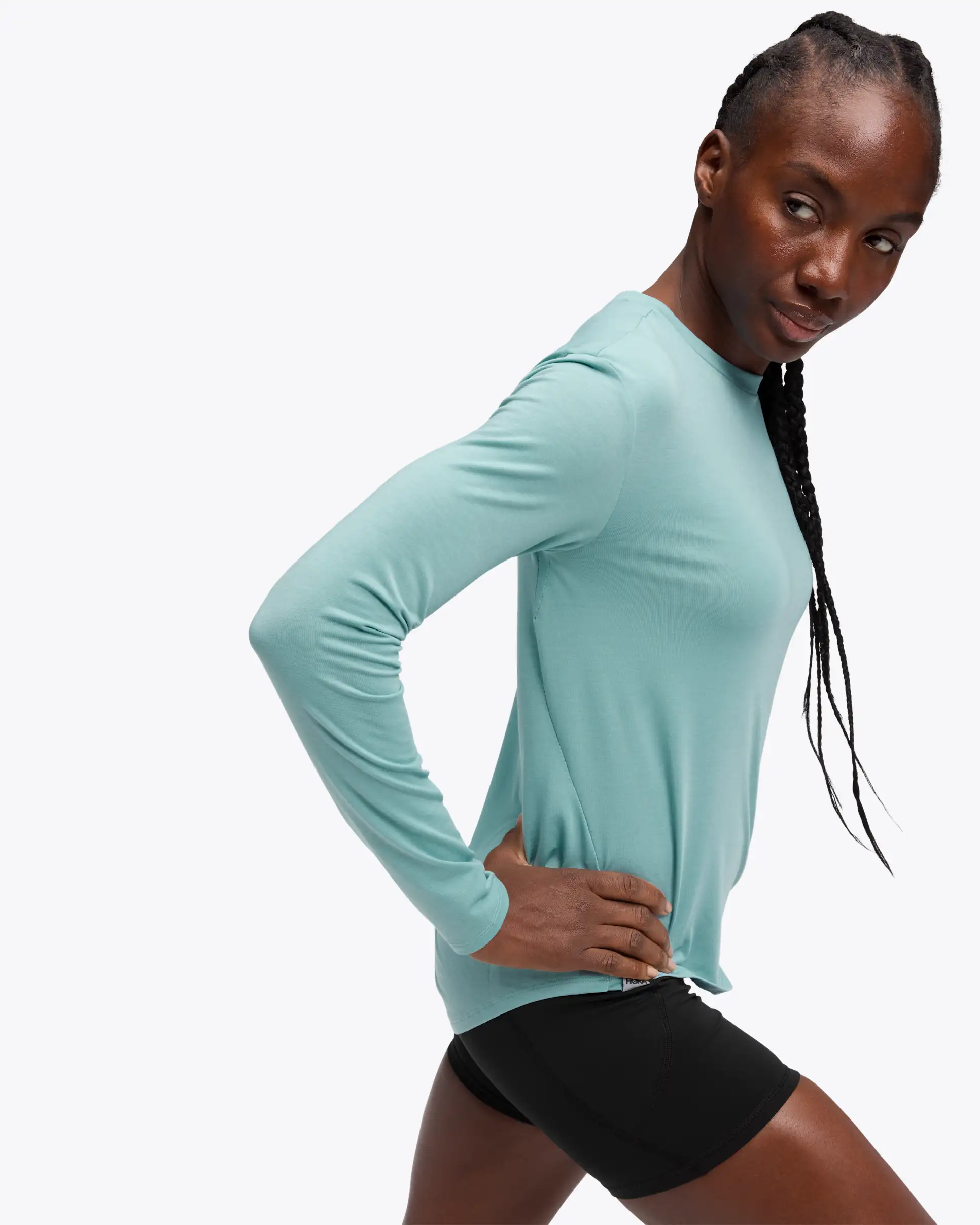 Women's HOKA Essential LS Tee - Image 4