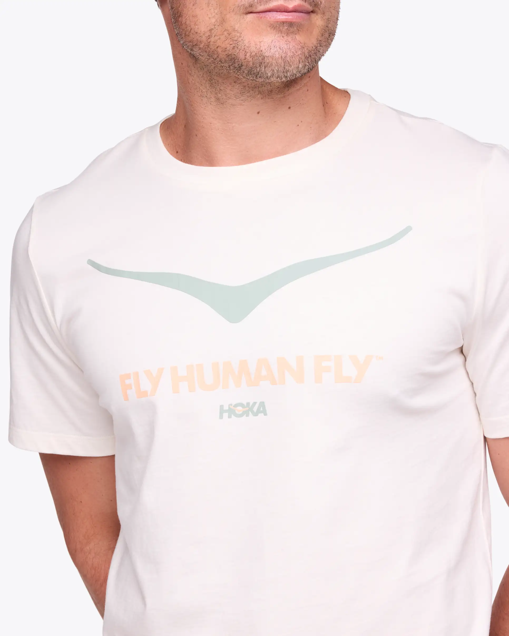 Men's HOKA Bird Logo Gpx SS Tee - Image 3